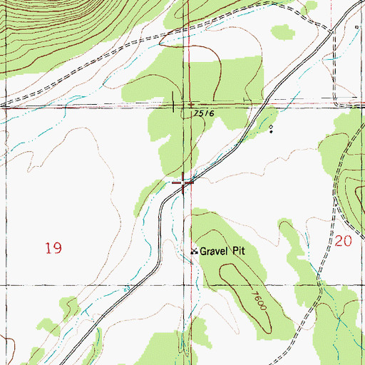 Topographic Map of Bell Canyon, NM