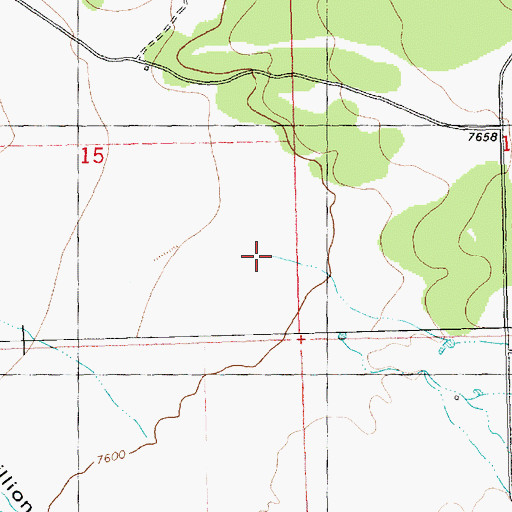 Topographic Map of Martin Canyon, NM