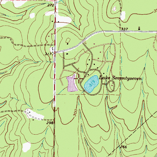 Topographic Map of Old Lake 177, TX