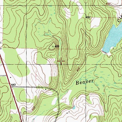 Topographic Map of John B Jones Lake Dam, TX