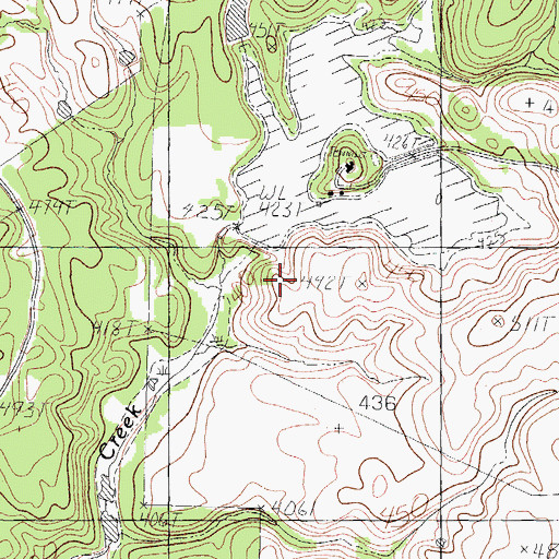 Topographic Map of Lake JDM, TX