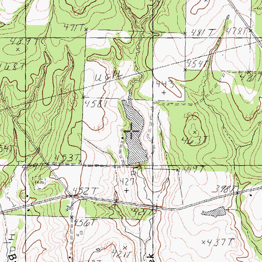 Topographic Map of Kidd Lake, TX