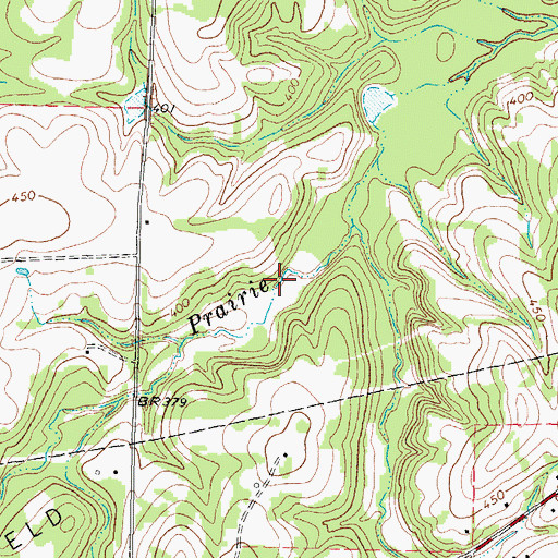 Topographic Map of Fernwood Lake Dam, TX