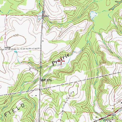 Topographic Map of Fernwood Lake, TX