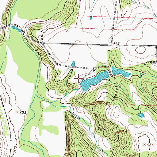 Topographic Map of Pinehurst Farm Lake Dam, TX