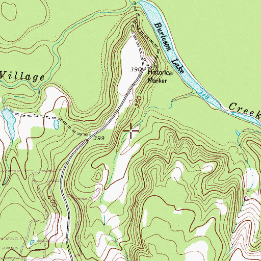 Topographic Map of Holiday Pines Lake, TX