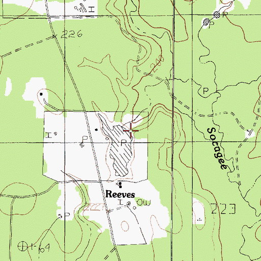 Topographic Map of Bounds Lake Dam, TX