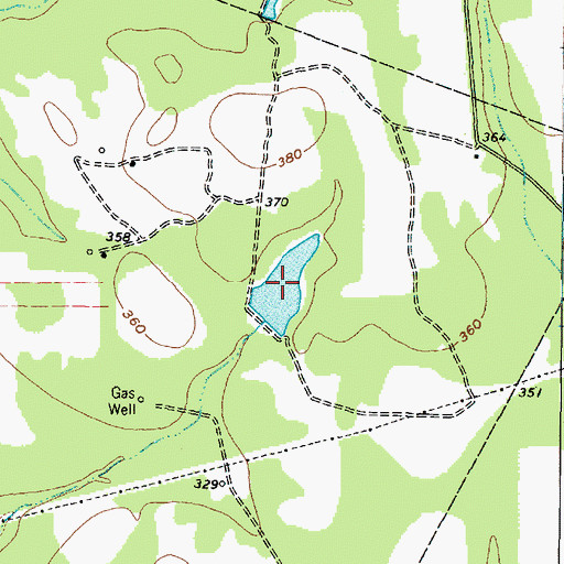 Topographic Map of Furrh Lake, TX