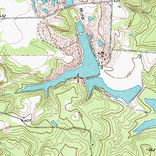 Topographic Map of Silt Retainer Levee, TX