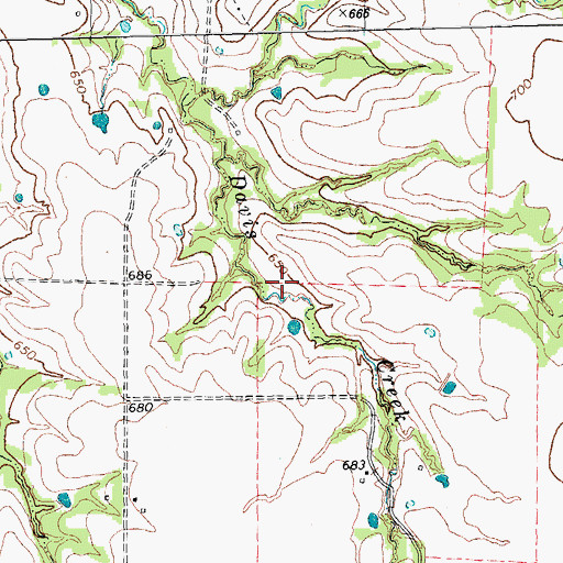 Topographic Map of Taylor Lake, TX