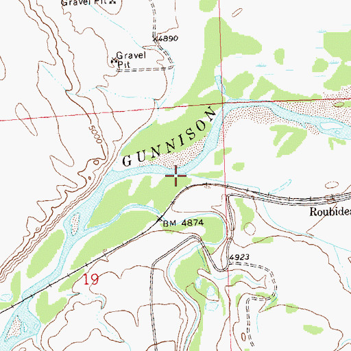 Topographic Map of Seep Creek, CO