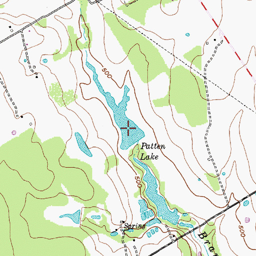 Topographic Map of Coffelt Lake Number 1, TX