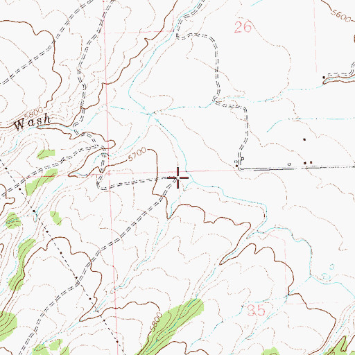 Topographic Map of C Q Lateral, CO