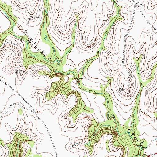 Topographic Map of Soil Conservation Service Site 43a Dam, TX