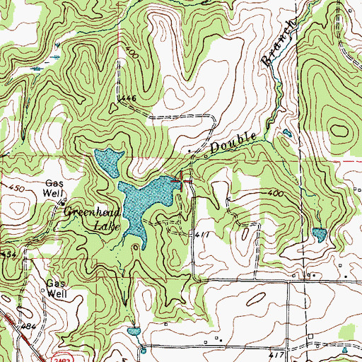 Topographic Map of Bullard Club Lake Dam, TX