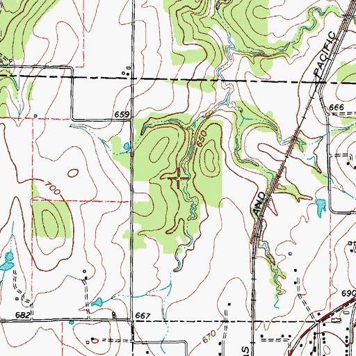 Topographic Map of Robert W Henzler Dam, TX