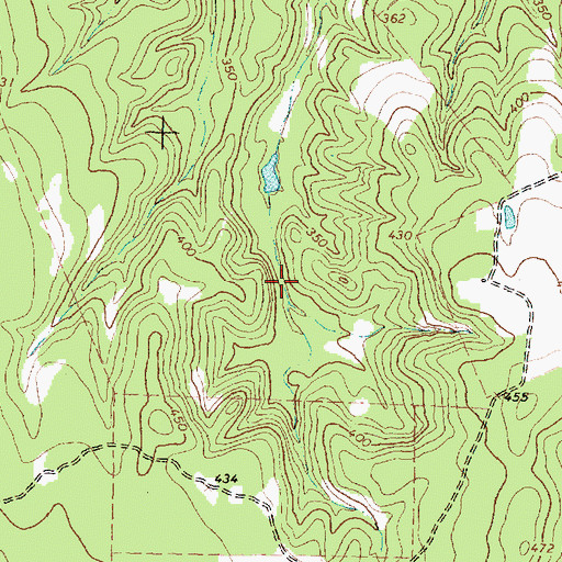 Topographic Map of T B Pickens Dam, TX