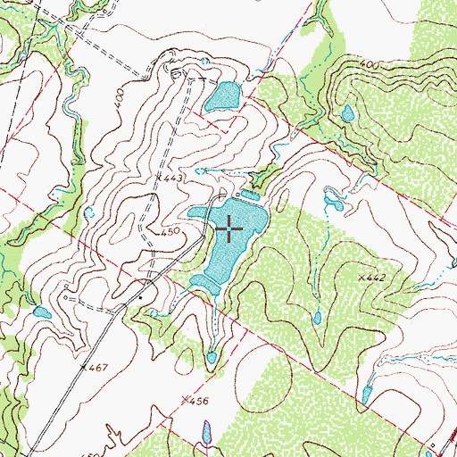 Topographic Map of Wortham Lake Number 2, TX