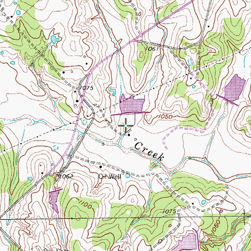 Topographic Map of Soil Conservation Service Site 4 Dam, TX