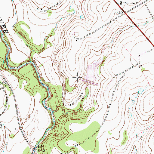 Topographic Map of Soil Conservation Service Site 26 Dam, TX