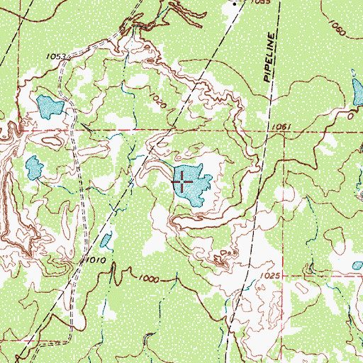 Topographic Map of Cole Storage Tank, TX