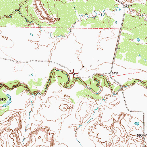 Topographic Map of Oil Investment Company Dam, TX
