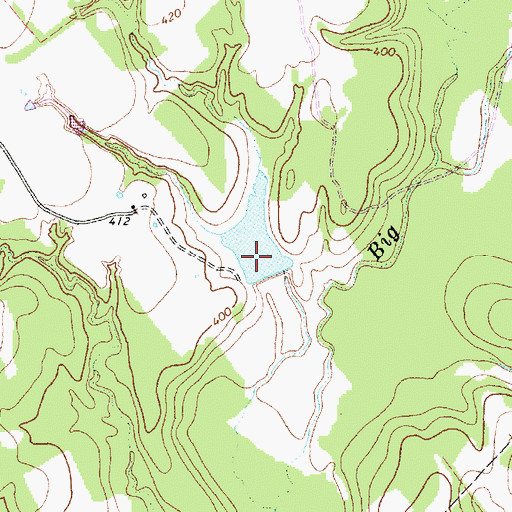 Topographic Map of Sims Lake, TX