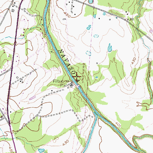 Topographic Map of Lake Groesbeck, TX