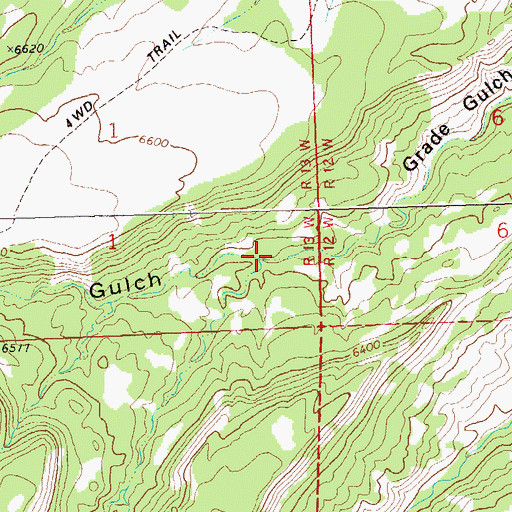 Topographic Map of Mud Springs Gulch, CO