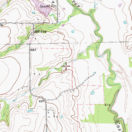 Topographic Map of Soil Conservation Service Site 31 Dam, TX