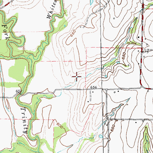 Topographic Map of Soil Conservation Service Site 32a Dam, TX