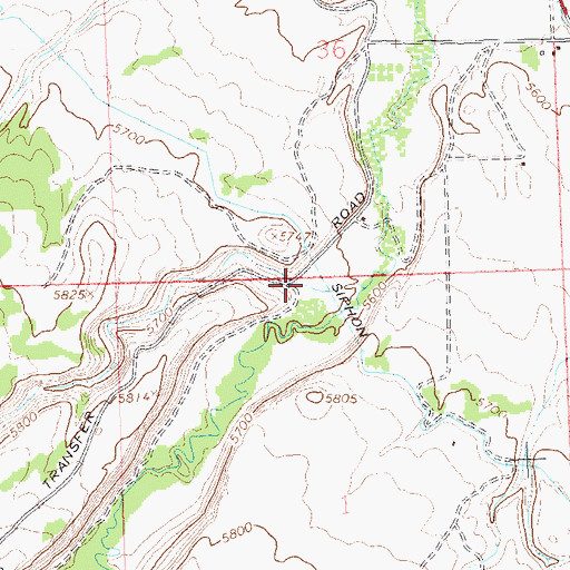 Topographic Map of Coalbank Canyon, CO