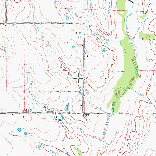 Topographic Map of Soil Conservation Service Site 50 Dam, TX