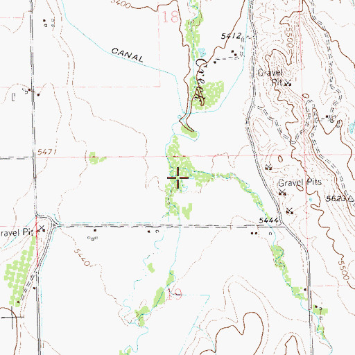 Topographic Map of Coal Creek, CO