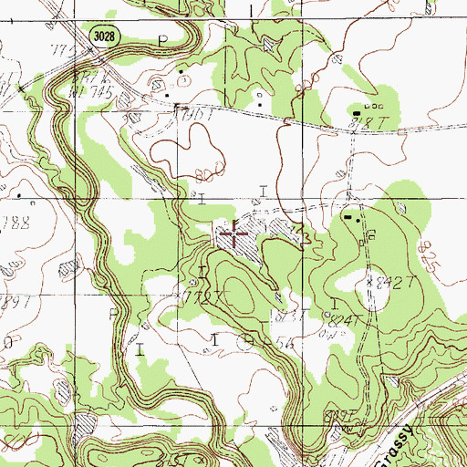 Topographic Map of Missouri Pacific Lake, TX