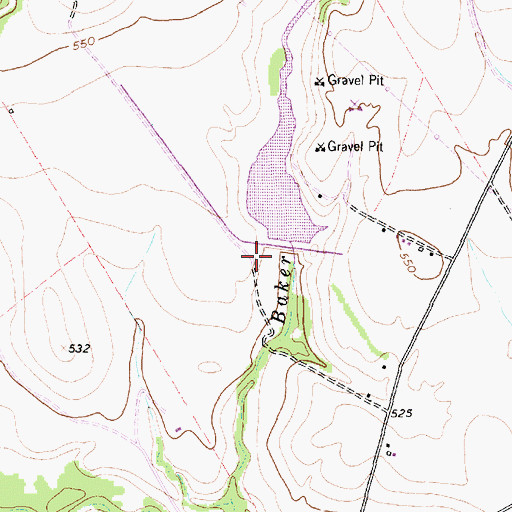 Topographic Map of Soil Conservation Service Site 84 Dam, TX