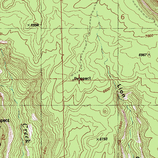 Topographic Map of New Yellow Spot Mine, CO