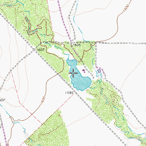 Topographic Map of Moorehouse Brothers Ranch Lake, TX