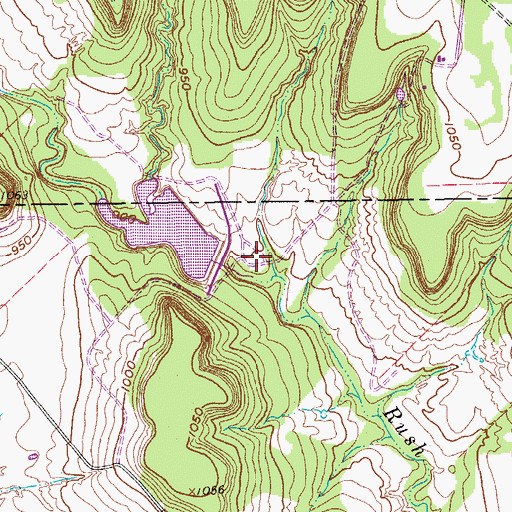 Topographic Map of Soil Conservation Service Site 13 Dam, TX