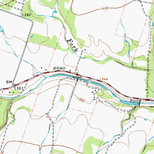 Topographic Map of Wayne Smith Lake, TX