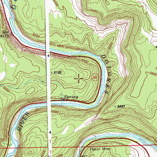 Topographic Map of Sewemup Stock Trail, CO