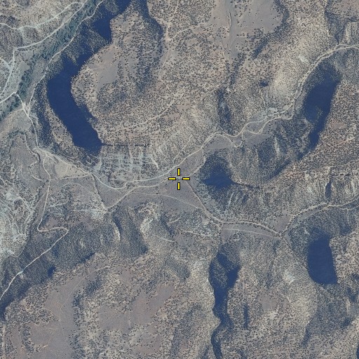 Aerial/Satellite Image of Dry Fork Mesa Creek, CO