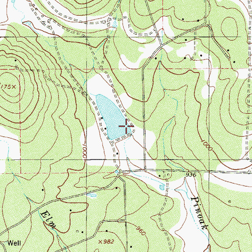 Topographic Map of Clear Lake Dam, TX
