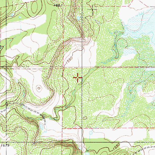 Topographic Map of Soil Conservation Service Site 3 Dam, TX