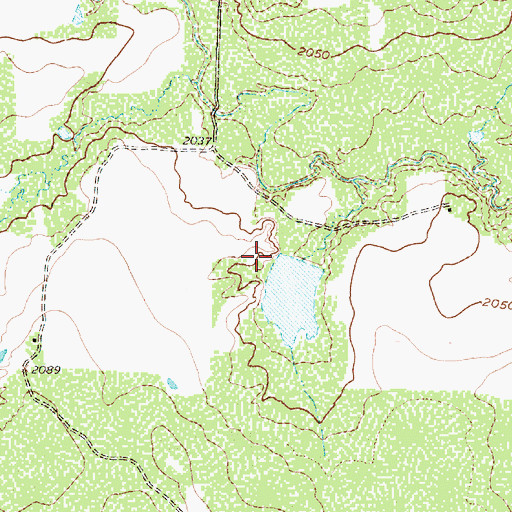 Topographic Map of Dockrey Tank Dam, TX
