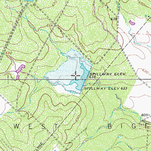 Topographic Map of Triple S Lake Number 2, TX