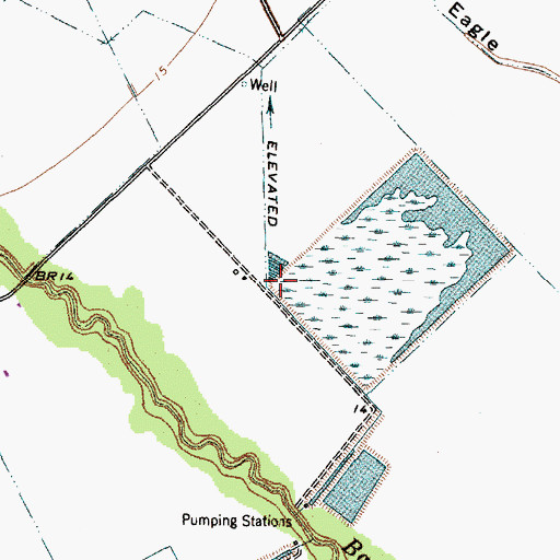 Topographic Map of Lostak Lake Number 1 Levee, TX