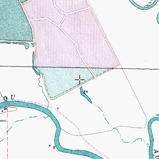Topographic Map of McCormack Reservoir Number 4 Levee, TX