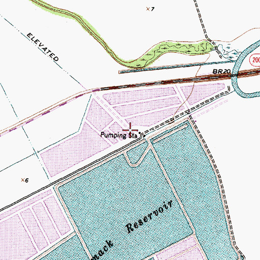 Topographic Map of McCormack Reservoir Number 2 Levee, TX