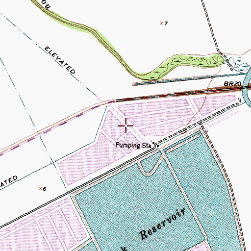 Topographic Map of McCormack Reservoir Number 2, TX